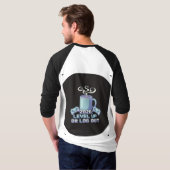 Motivierendes T-Shirt | Level Up oder Log Out Game (Schwarz voll)