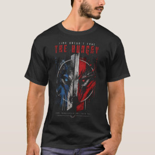Motivierendes Wolf-Grafik-Streetwear-T-Shirt T-Shirt