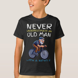 Motivierendes Zitat eines alten Mannes auf dem Fah T-Shirt