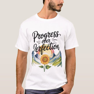 Motivierendes Zitat für eine Wachstumsmentalität T-Shirt