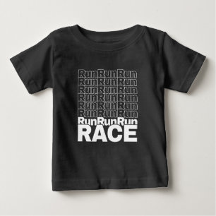 Motivierendes Zitat für Läufer in der Ausbildung - Baby T-shirt