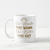 Motivierendes Zitat Kaffeetasse (Links)