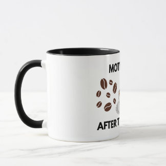 Motiviert nach diesem Kaffee Inspirierender Becher Tasse