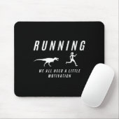 Motivierte Frauen Raptor Funny Runner Mousepad (Mit Mouse)