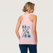 Motivierte Ladys Flowy T - Shirt (Rückseite Vollansicht)