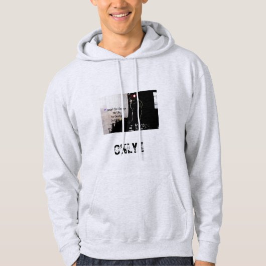 MOTIVIERTE PHRASEN HOODIE (Vorderseite)