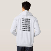 MOTIVIERTE PHRASEN HOODIE (Schwarz voll)
