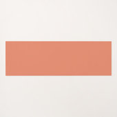 Motivierte rosa Rot Retro Custom Typografy Yogamatte (Rückseite (Horizontal))