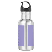 Motivierter AF-Training Edelstahlflasche (Rückseite)