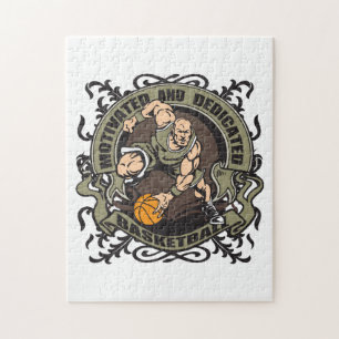 Motivierter Basketball Puzzle