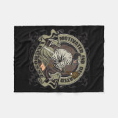 Motivierter Lacrosse Fleecedecke (Vorderseite (Horizontal))