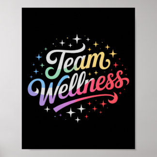 Motiviertes Team-Wellness-P.E-Gym-Ninja-Workout Pt Poster
