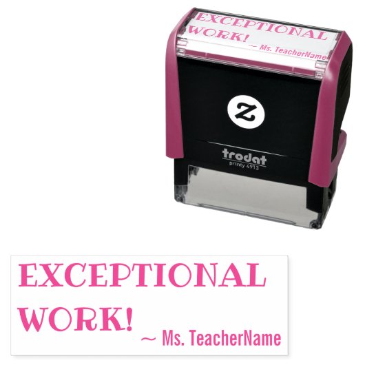 Motivierung der "AUSSERGEWÖHNLICHEN ARBEIT" Tutor Permastempel (Beispiel)