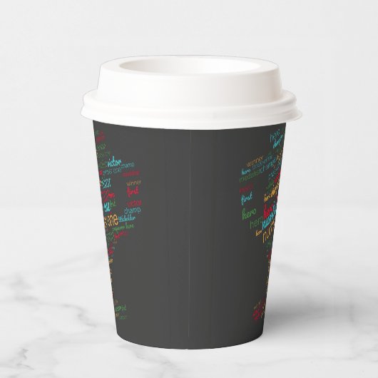 MOTIVIERUNG DER WORTCLOUD PAPPBECHER (Rechts)