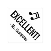 Motivierung von "EXZELLENT!" Briefmarke aus Kautsc Gummistempel (Prägung)