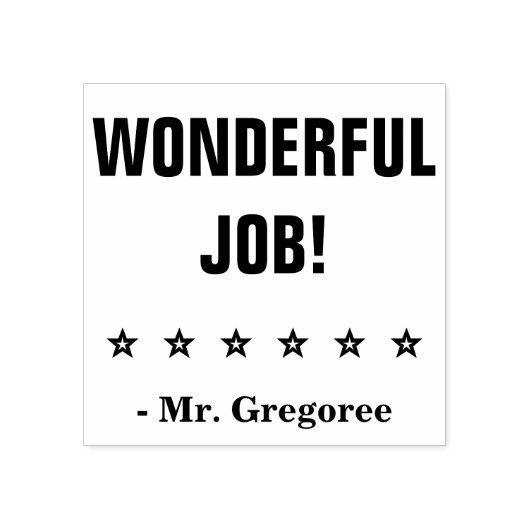 Motivierung von "WUNDERSCHÖNEN ARBEITSPLÄTZEN" Leh Gummistempel (Prägung)