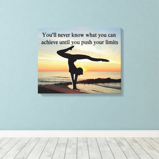 MOTIVIERUNGSGYMNAST LEINWANDDRUCK (Insitu (Holzboden))