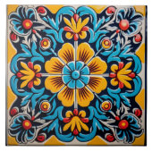 Motivmuster im mexikanischen Stil Fliese (Vorderseite)