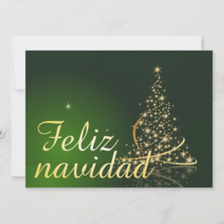 Motivo navideño verde con arbol de navidad