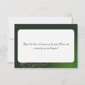 Motivo navideño verde con arbol de navidad (Rückseite)