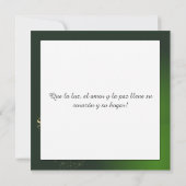 Motivo navideño verde con arbol de navidad (Rückseite)