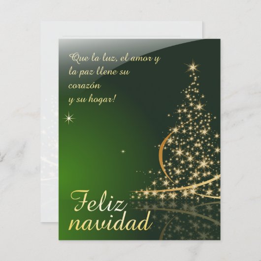 Motivo navideño verde con arbol de navidad V2,0 (Vorne/Hinten)
