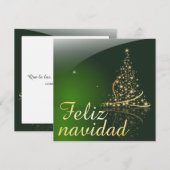 Motivo navideño verde con arbol de navidad V2,0 (Vorne/Hinten)