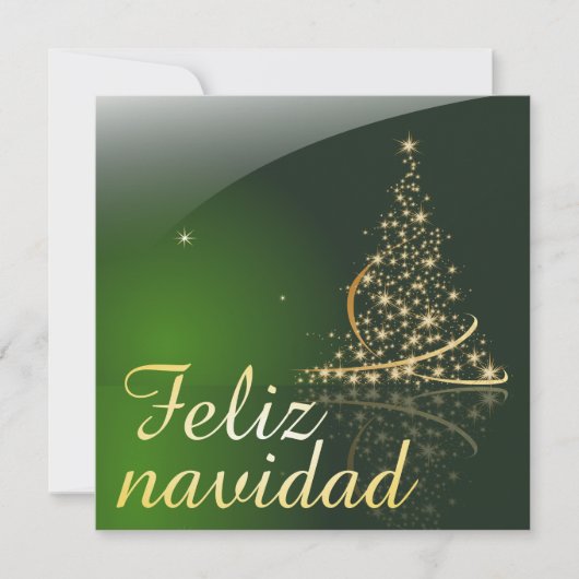 Motivo navideño verde con arbol de navidad V2,0 (Vorderseite)