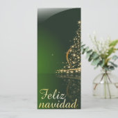 Motivo navideño verde con arbol de navidad V2,0 (Stehend Vorderseite)