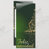 Motivo navideño verde con arbol de navidad V2,0 (Vorne/Hinten)