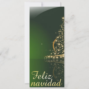 Motivo navideño verde con arbol de navidad V2,0