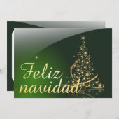 Motivo navideño verde con arbol de navidad V2,0 (Vorne/Hinten)