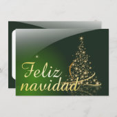 Motivo navideño verde con arbol de navidad V2,0 (Vorne/Hinten)