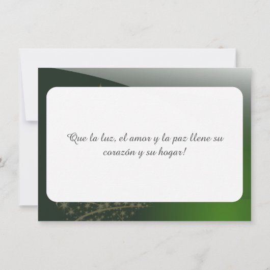 Motivo navideño verde con arbol de navidad V2,0 (Rückseite)