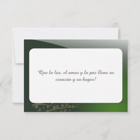 Motivo navideño verde con arbol de navidad V2,0 (Rückseite)