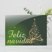 Motivo navideño verde con arbol de navidad V2,0 (Stehend Vorderseite)