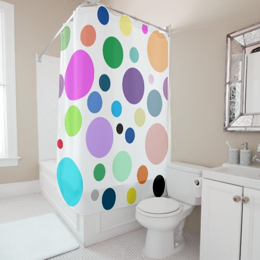 Motivschleife Duschvorhang (Beispiel)