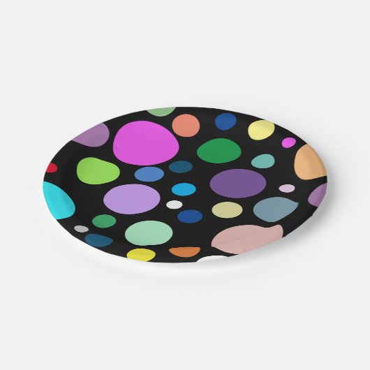 Motivschleife Pappteller (Schrägansicht)