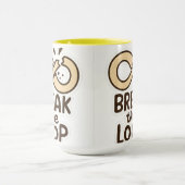 Motivtasse "Break the Loop" aus Keramik Tasse (Zentrum)