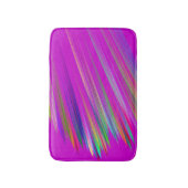 Motley abstract stripes on fuchsia color badematte (Vorderseite Vertikal)