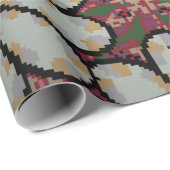 Motley Illustration. Kleine farbenfrohe Blume. Spr Geschenkpapier (Rolleneckpunkt)