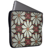 Motley Illustration. Kleine farbenfrohe Blume. Spr Laptopschutzhülle (Vorne Rechts)