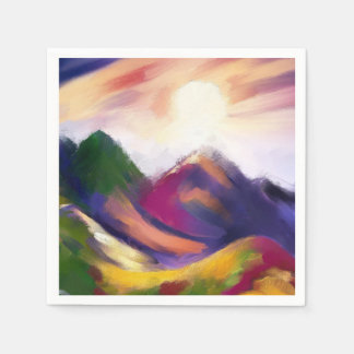 Motley Mountains Napkins Serviette