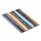 Motley Patchwork Teppich aus Jeans-Stoff, oben  Notizblock (Rechte Seite)