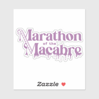 MOTM24-Aufkleber - Lila auf Weiß Aufkleber