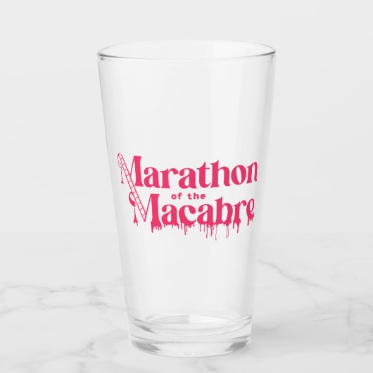 MOTM24 Pint-Glas - Rosa Glas (Vorderseite)