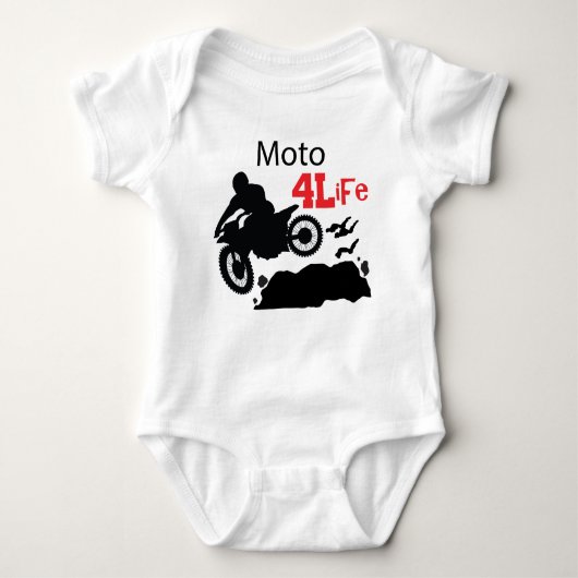 Moto 4 Life Baby Strampler (Vorderseite)