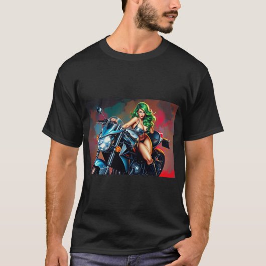 Moto Babe T-Shirt (Vorderseite)