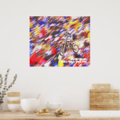 Moto-Color-Poster Poster (Küche)