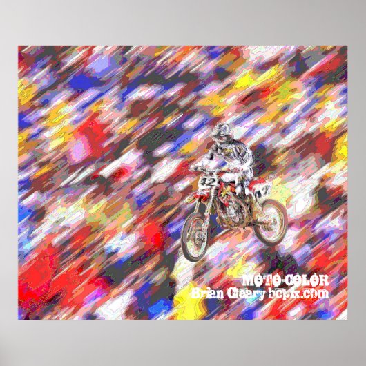 Moto-Color-Poster Poster (Vorne)